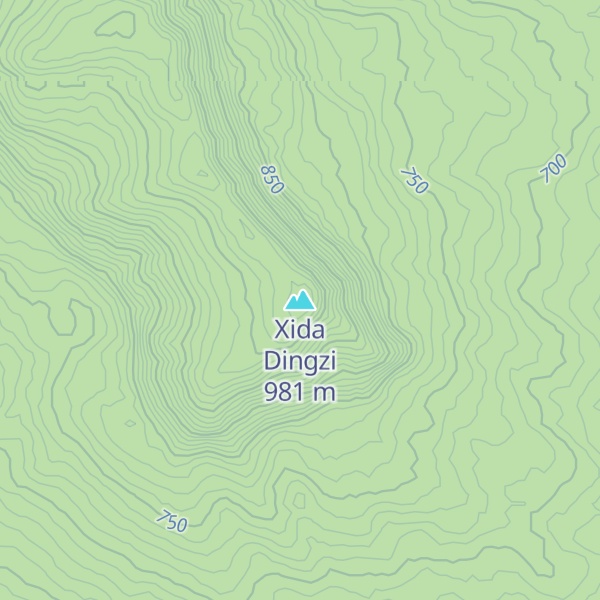 Map of Xida Dingzi