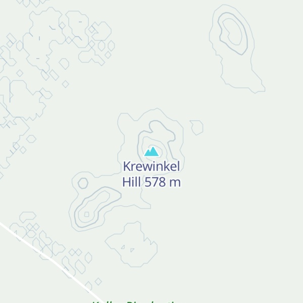 Map of Krewinkel Hill