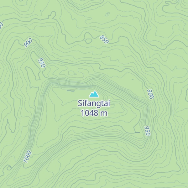 Map of Sifangtai