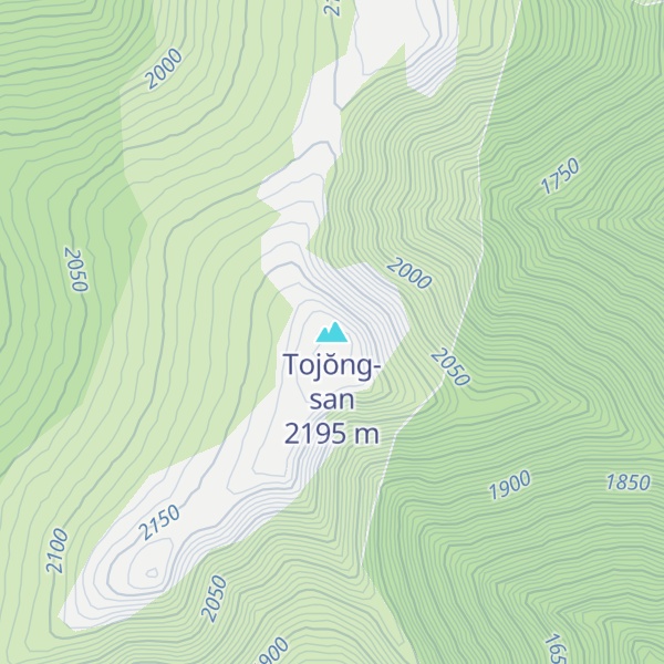 Map of Tojŏng-san