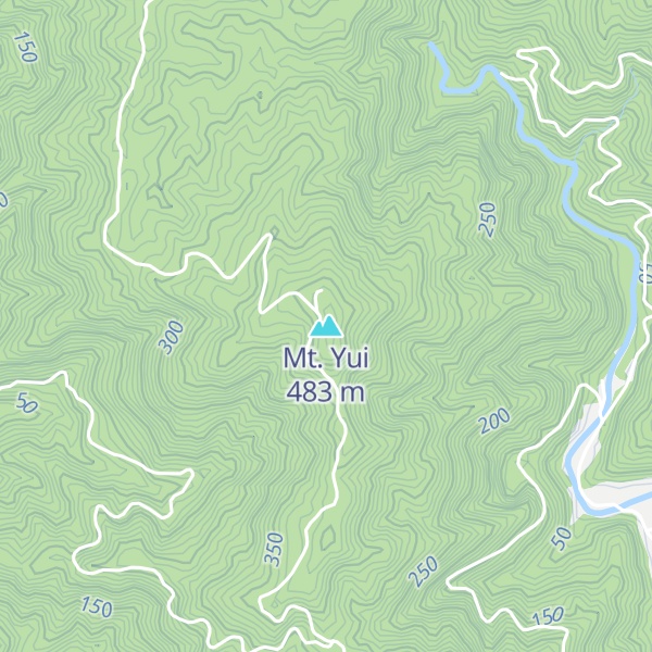 Map of Mt. Yui