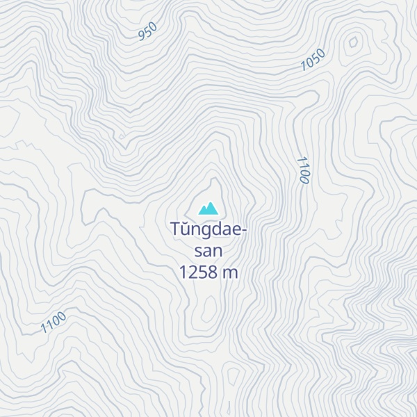 Map of Tŭngdae-san