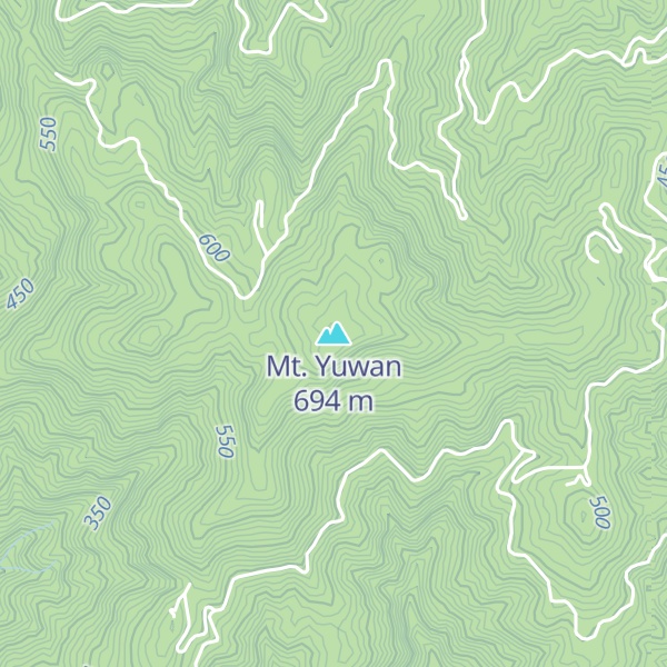 Map of Mt. Yuwan