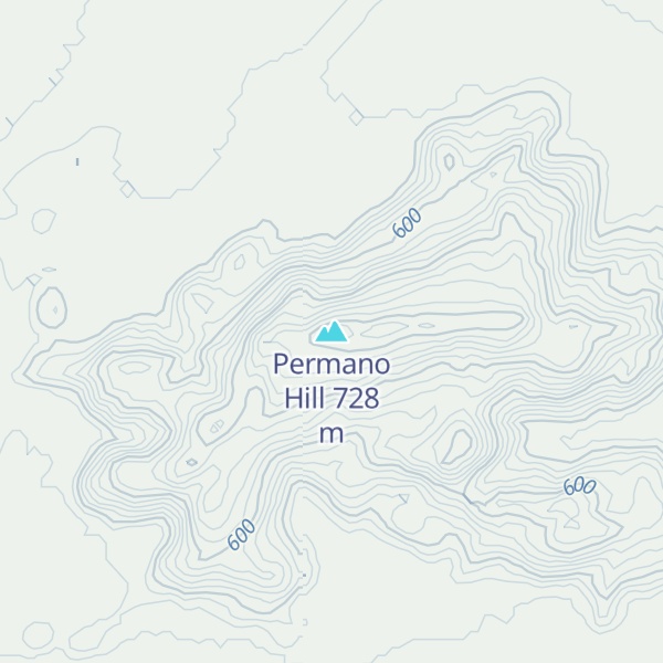 Map of Permano Hill