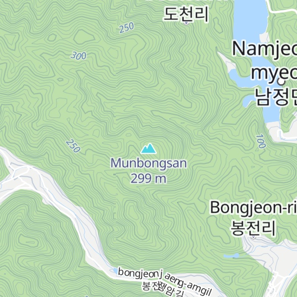 Map of Munbongsan