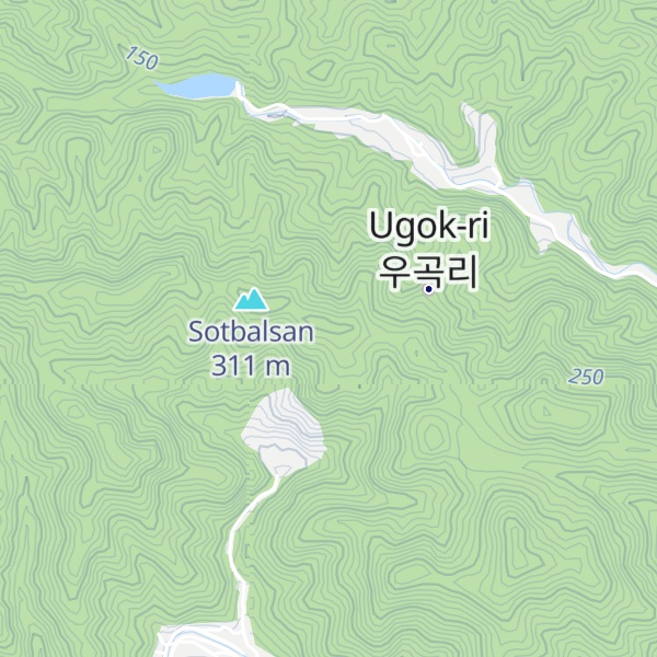 Map of Jeongjogsan