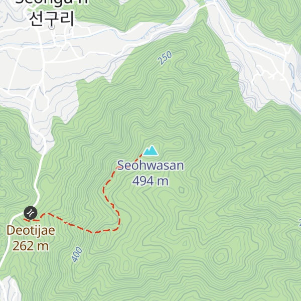 Map of Seohwasan