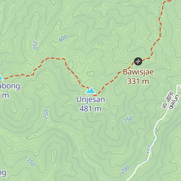 Map of Unjesan