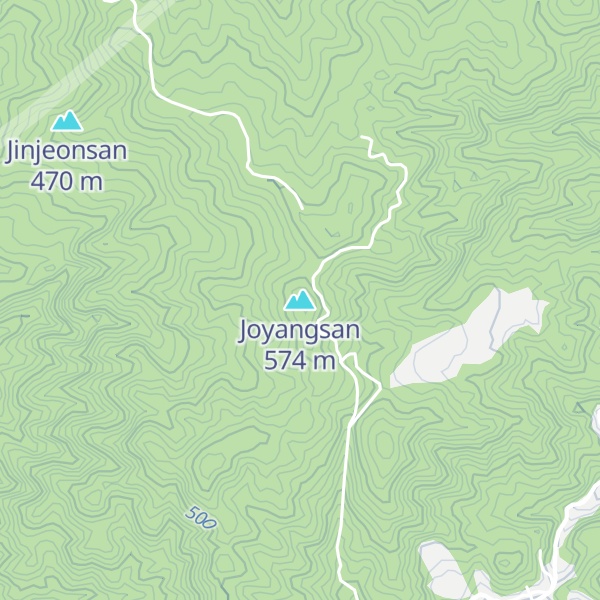 Map of Joyangsan