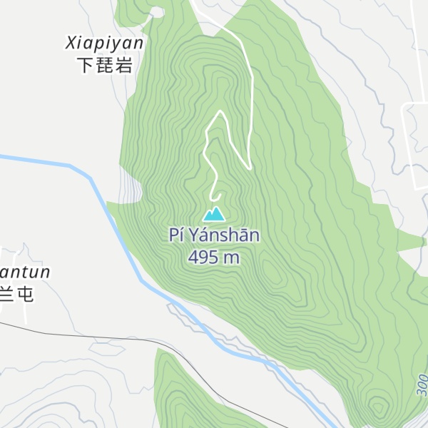 Map of Pí Yánshān