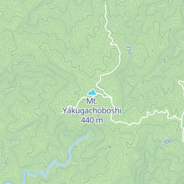 Map of Mt. Yakugachoboshi