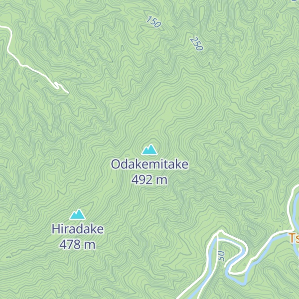 Map of Odakemitake