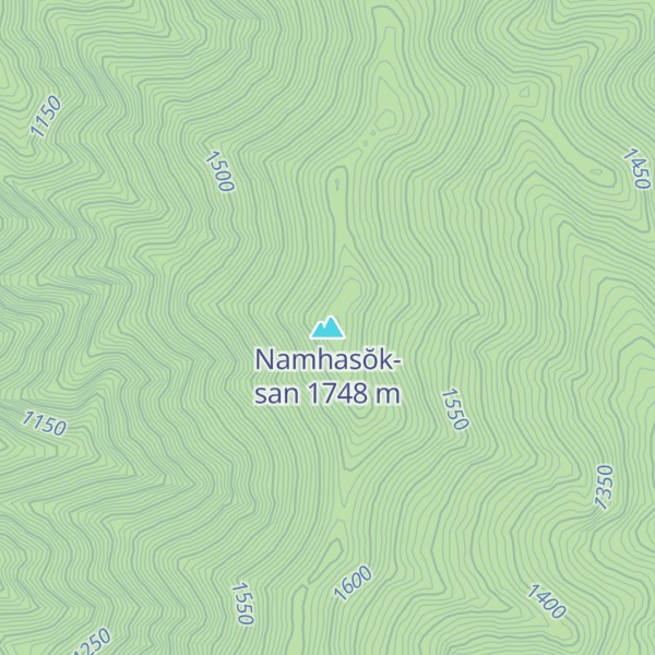 Map of Namhasŏk-san