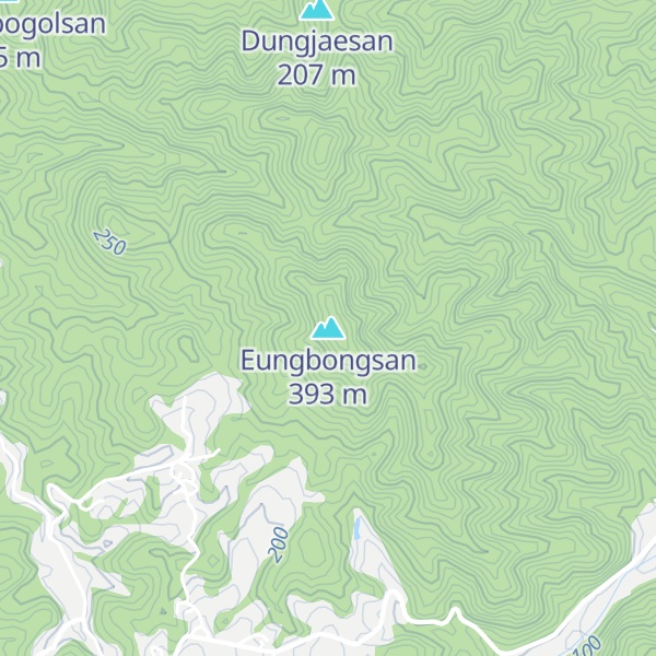Map of Eungbongsan