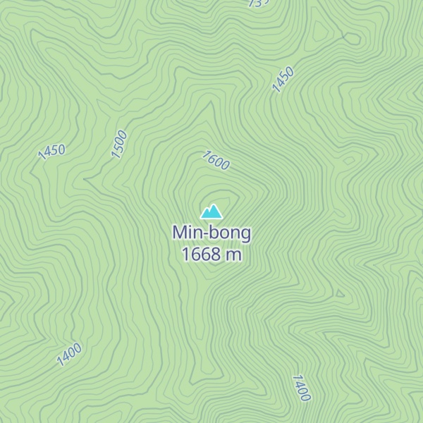 Map of Min-bong