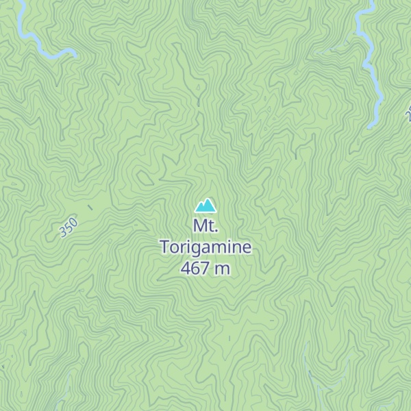 Map of Mt. Torigamine