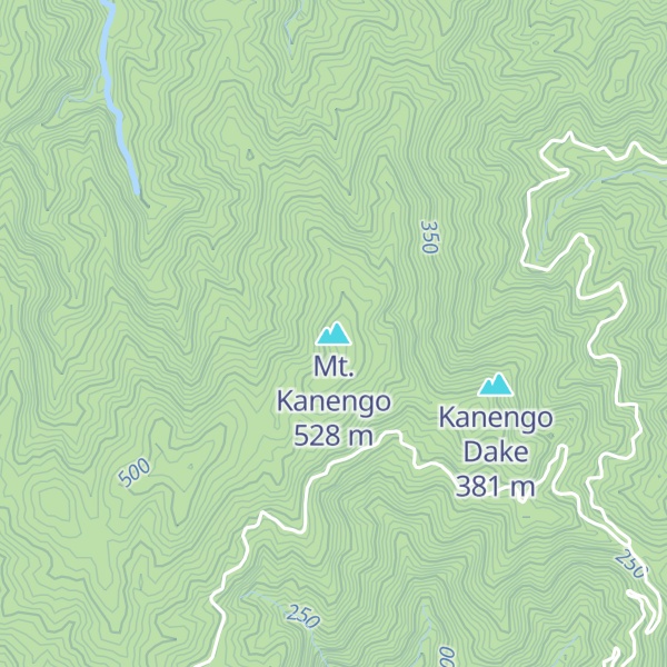 Map of Mt. Kanengo