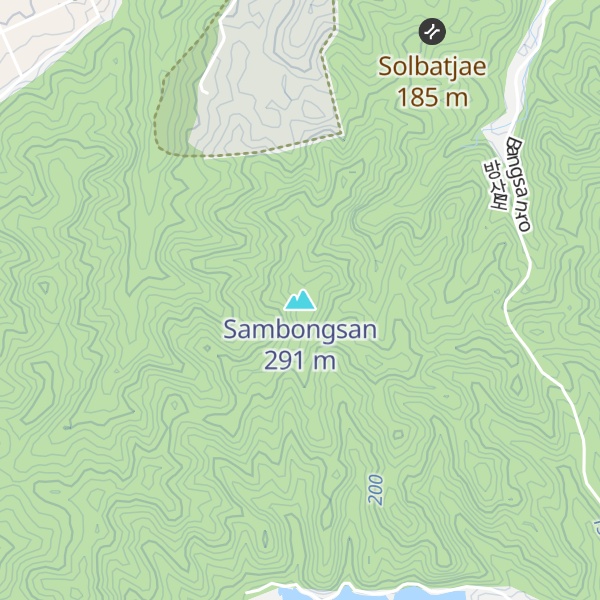 Map of Sambongsan