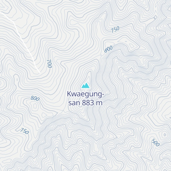 Map of Kwaegung-san