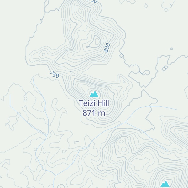 Map of Teizi Hill
