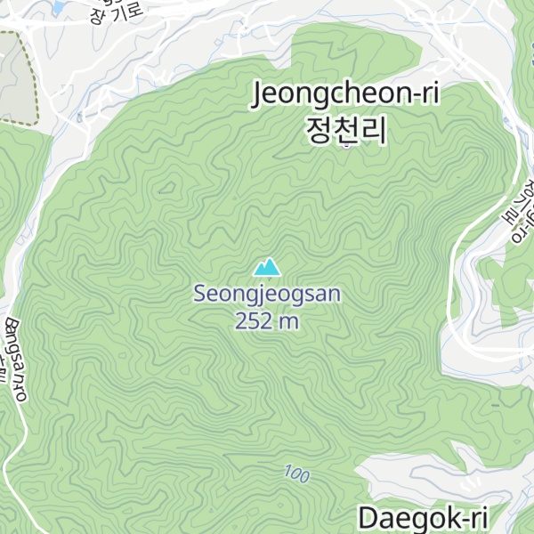 Map of Seongjeogsan
