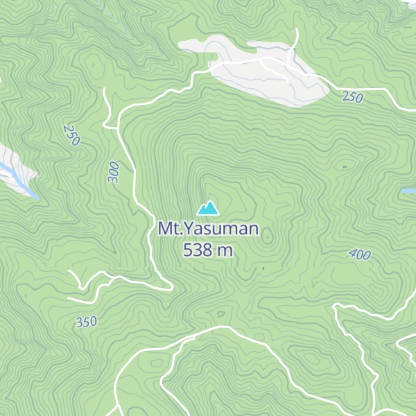 Map of Mt.Yasuman
