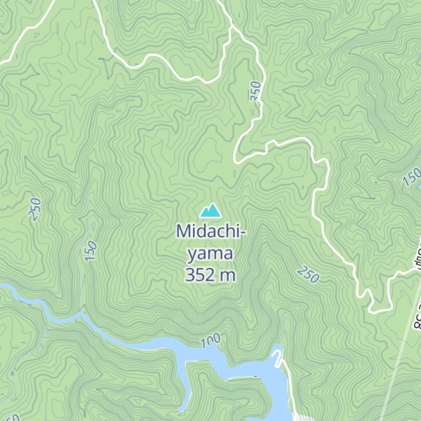 Map of Midachi-yama