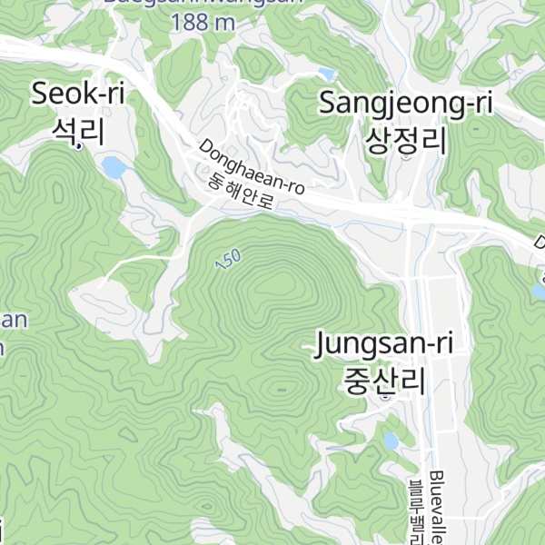 Map of Unjangsan