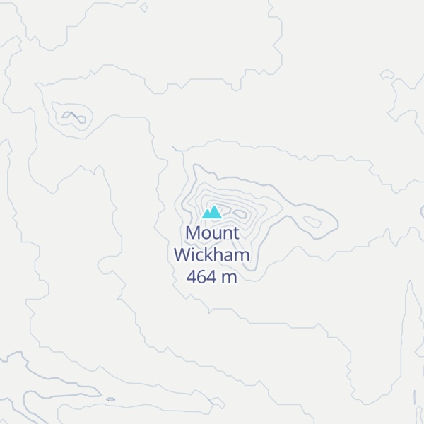 Map of Mount Wickham