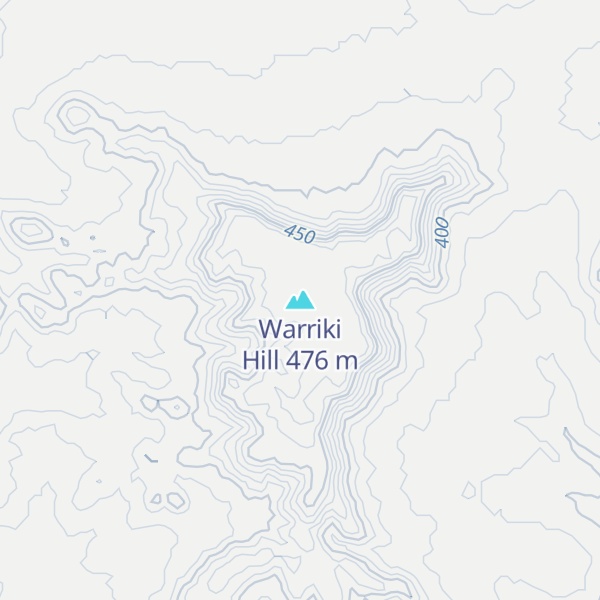Map of Warriki Hill