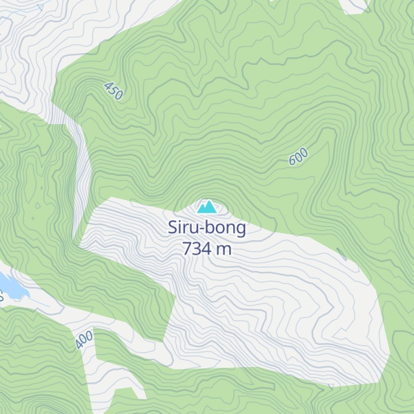 Map of Siru-bong