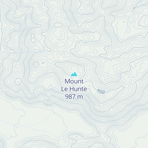 Map of Mount Le Hunte