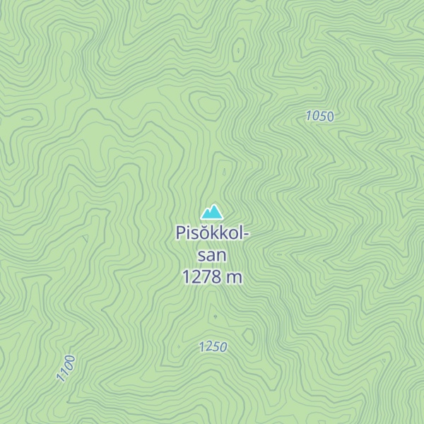 Map of Pisŏkkol-san