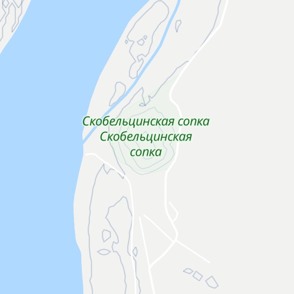 Map of Skobelcinskaya Sopka