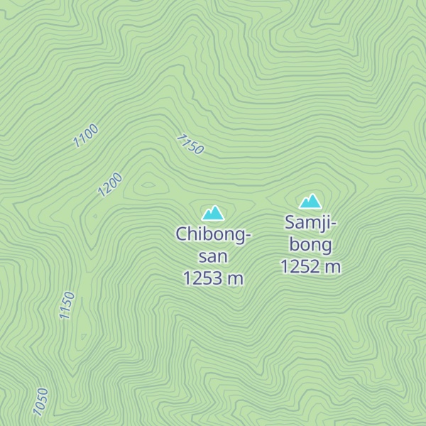 Map of Chibong-san