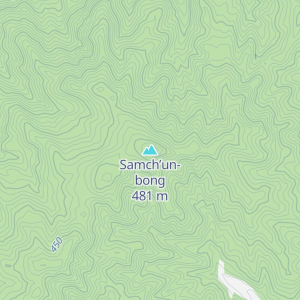 Map of Samch’un-bong