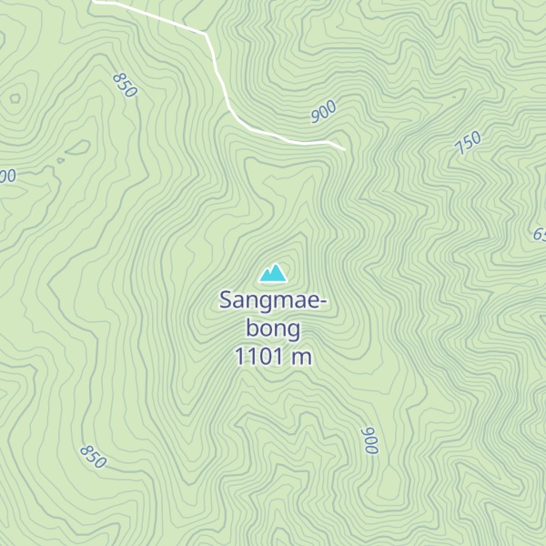Map of Sangmae-bong