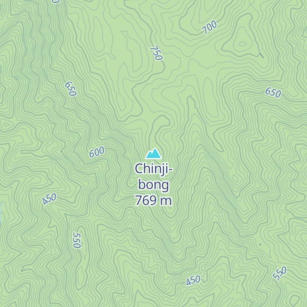 Map of Chinji-bong