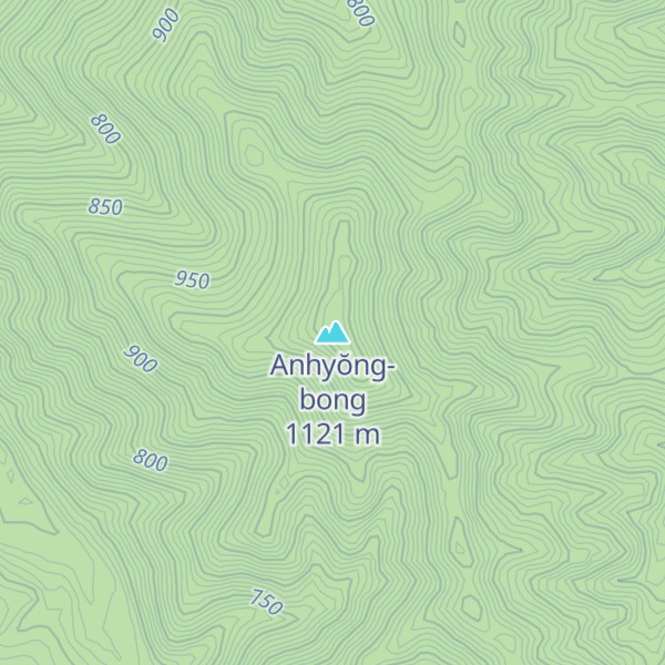 Map of Anhyŏng-bong