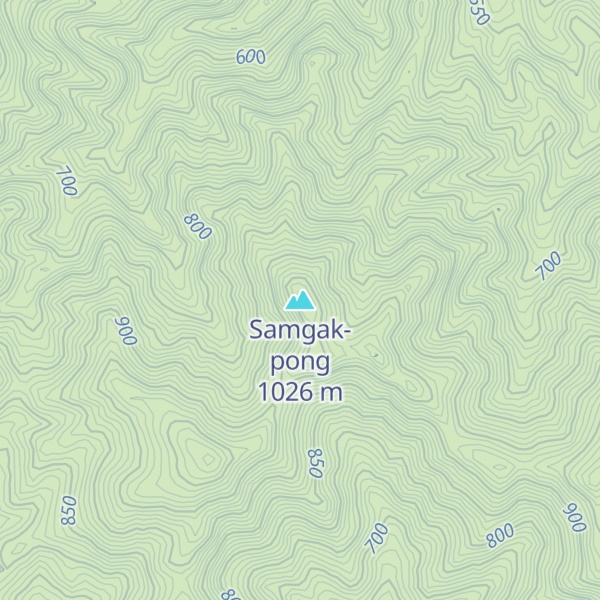 Map of Samgak-pong