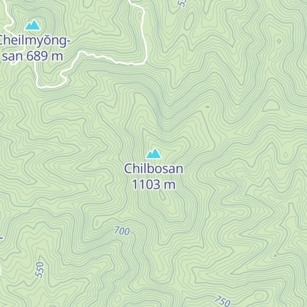 Map of Chilbosan
