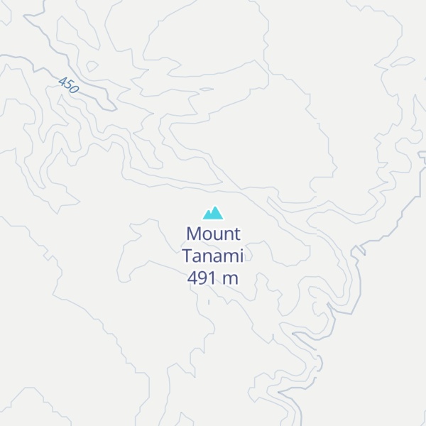 Map of Mount Tanami
