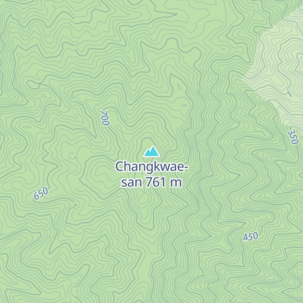 Map of Changkwae-san