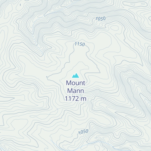 Map of Mount Mann