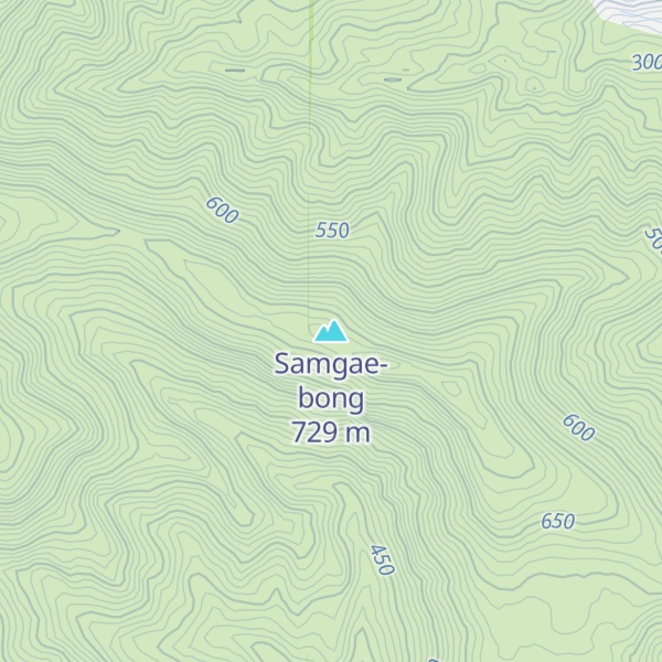 Map of Samgae-bong