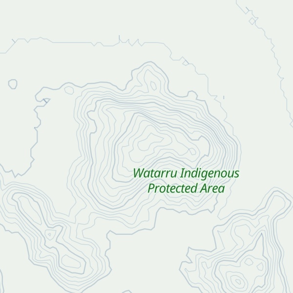 Map of Mount Hoare