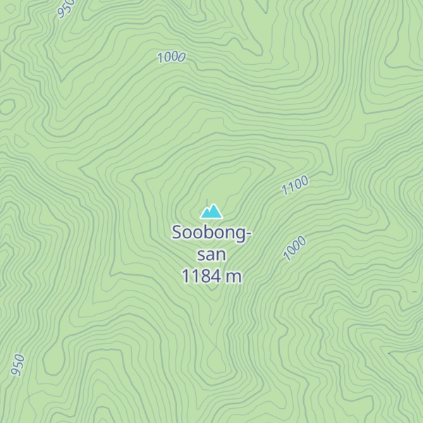 Map of Soobong-san