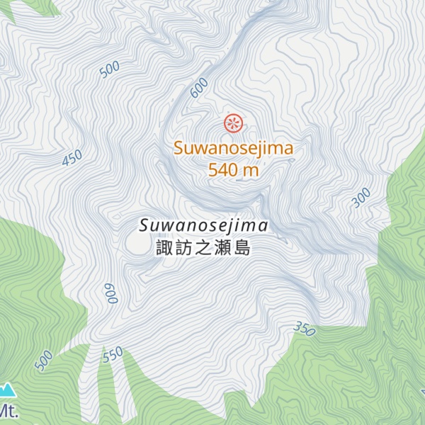 Map of Mt. Otake