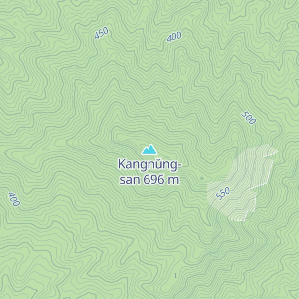 Map of Kangnŭng-san