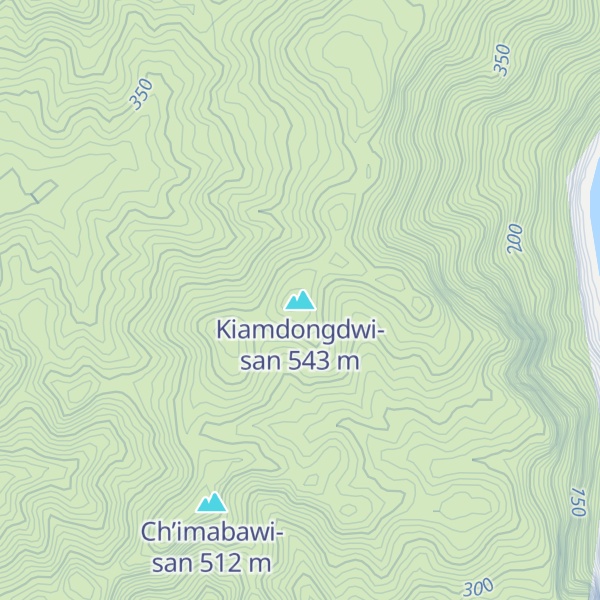 Map of Kiamdongdwi-san